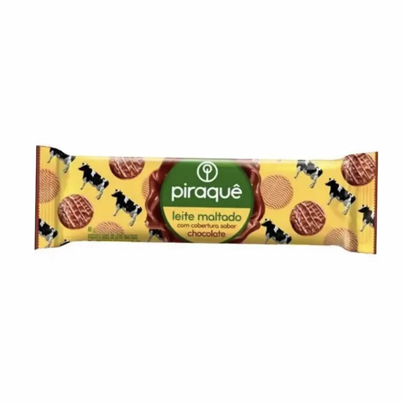 BISC LEITE MALTADO PIRAQUE 80G COB CHOC